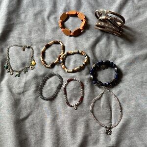 Elegant Multi-Color Bracelet Set